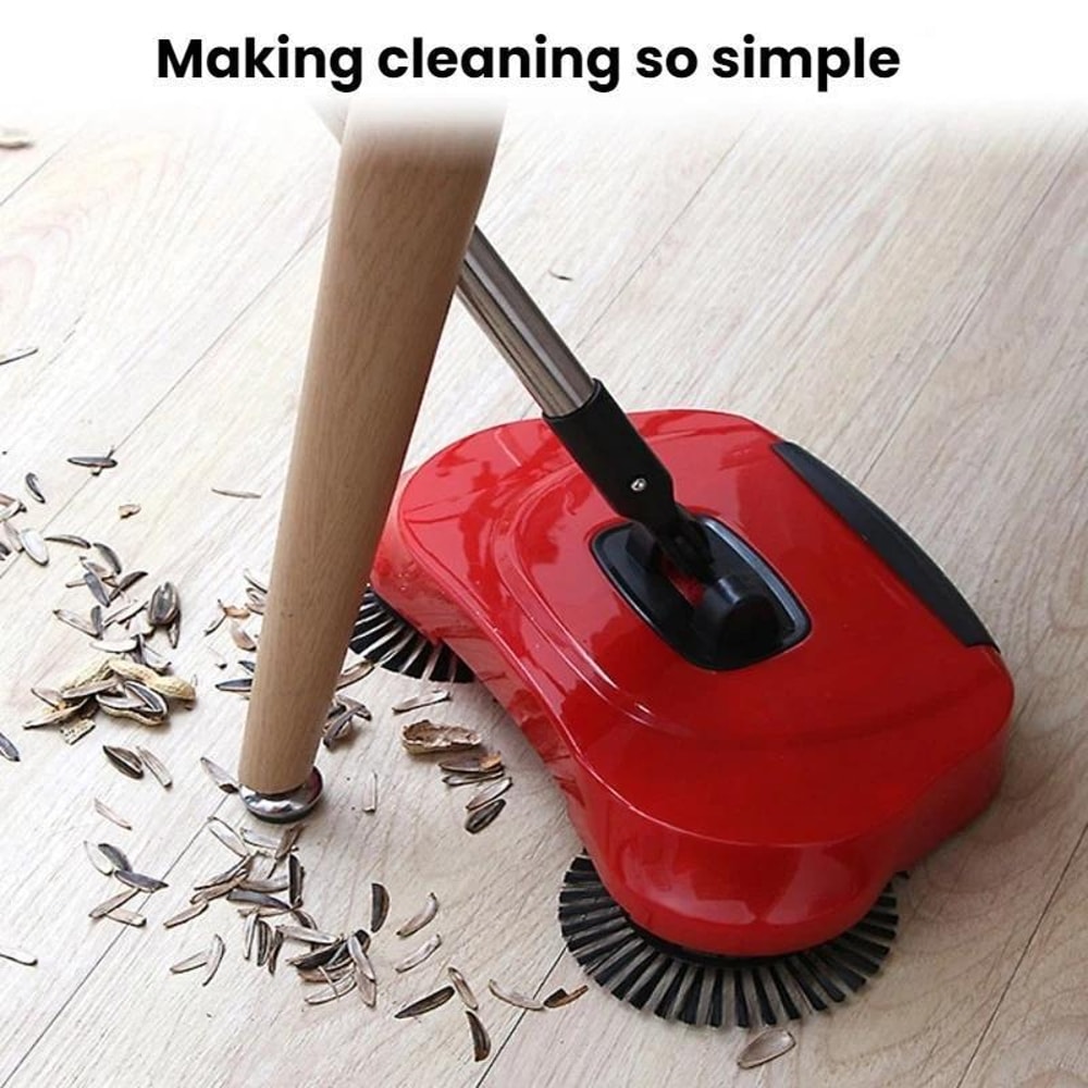Manual Floor Sweeper And Wet Dry Mop For Easy Home Cleaning 2