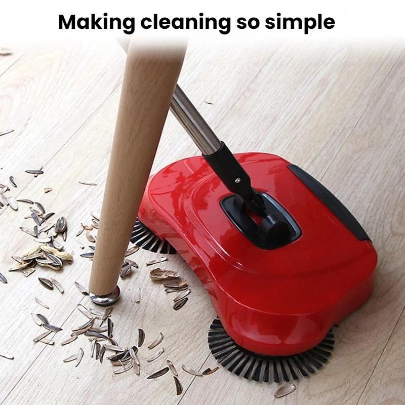Manual Floor Sweeper And Wet Dry Mop For Easy Home Cleaning 2