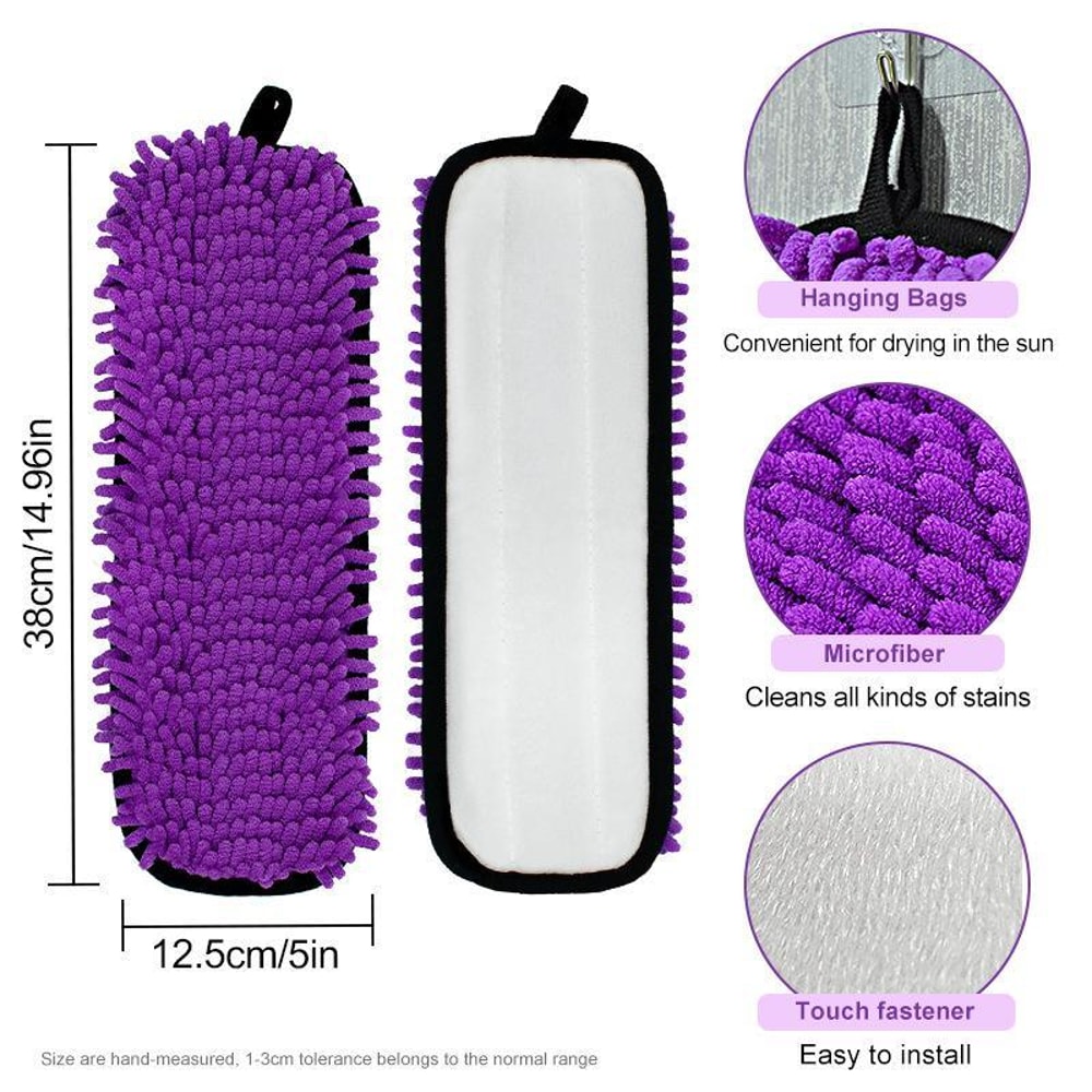 Reusable Chenille Microfiber Mop Pads for PowerMop
