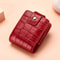 Luxury Croc Pattern Lipstick Holder Case With Mirror Travel Makeup Organizer 9