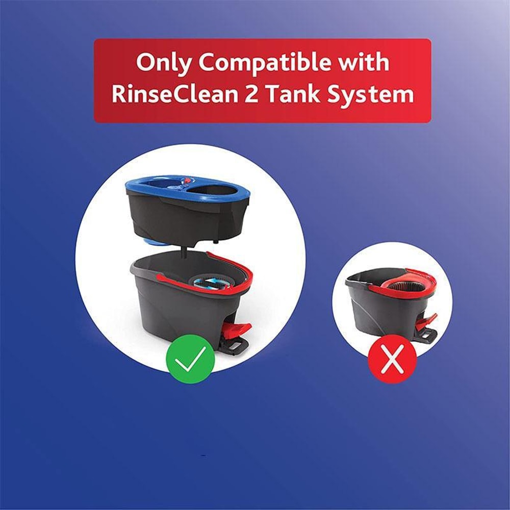 RinseClean Mop Refill Microfiber Spin Mop Replacement Heads 3