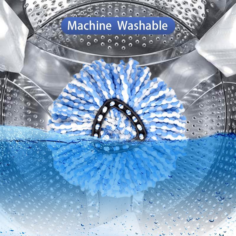 RinseClean Mop Refill Microfiber Spin Mop Replacement Heads 4