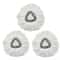 RinseClean Mop Refill Microfiber Spin Mop Replacement Heads 5