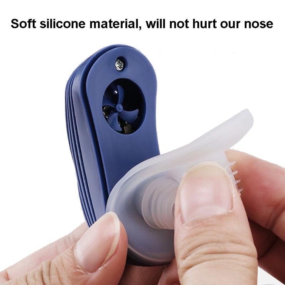 Electric AntiSnoring Device Nose Clip Sleep Aid For Quiet Breathing Relief 3