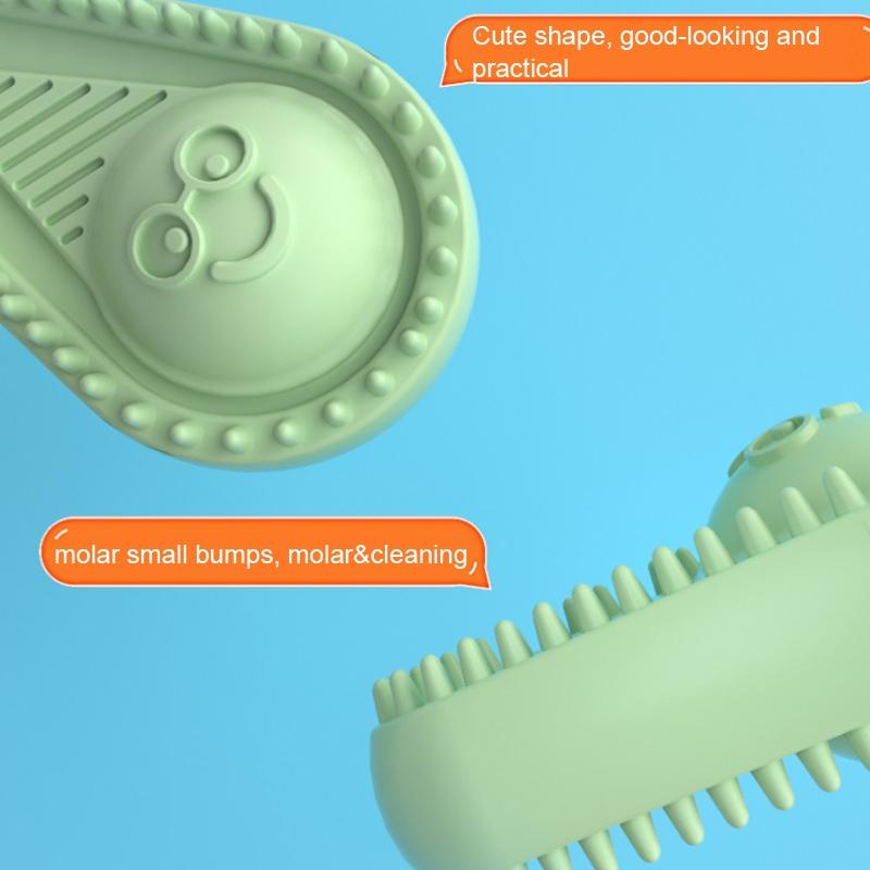 Avocado Shaped Dog Dental Chew Toy TPR Tooth Cleaning Interactive Pet Chew Toy for Fresh Breath