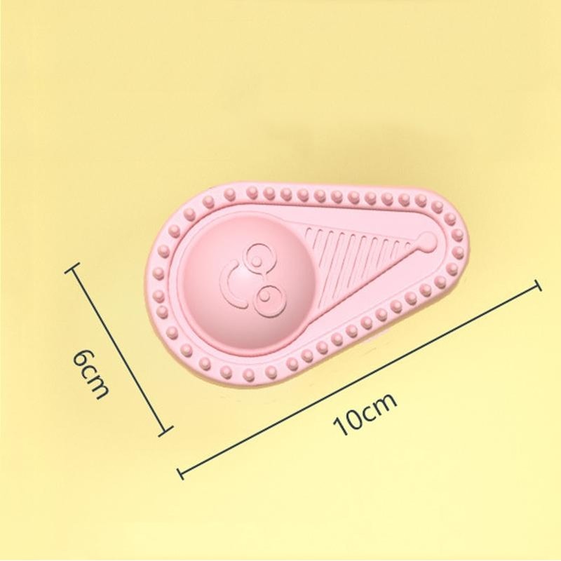 Avocado Shaped Dog Dental Chew Toy TPR Tooth Cleaning Interactive Pet Chew Toy for Fresh Breath