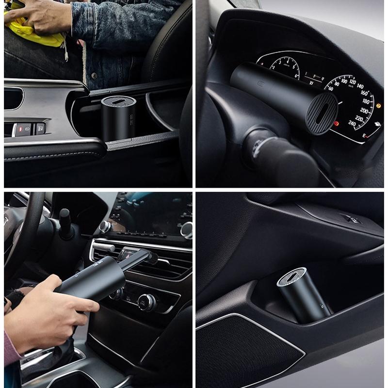 USB Rechargeable Mini Car Vacuum Cleaner With Suction And Blower 4