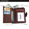 RFID Blocking Genuine Leather Wallet For Men With Passport Holder And Secure Card Slots 4