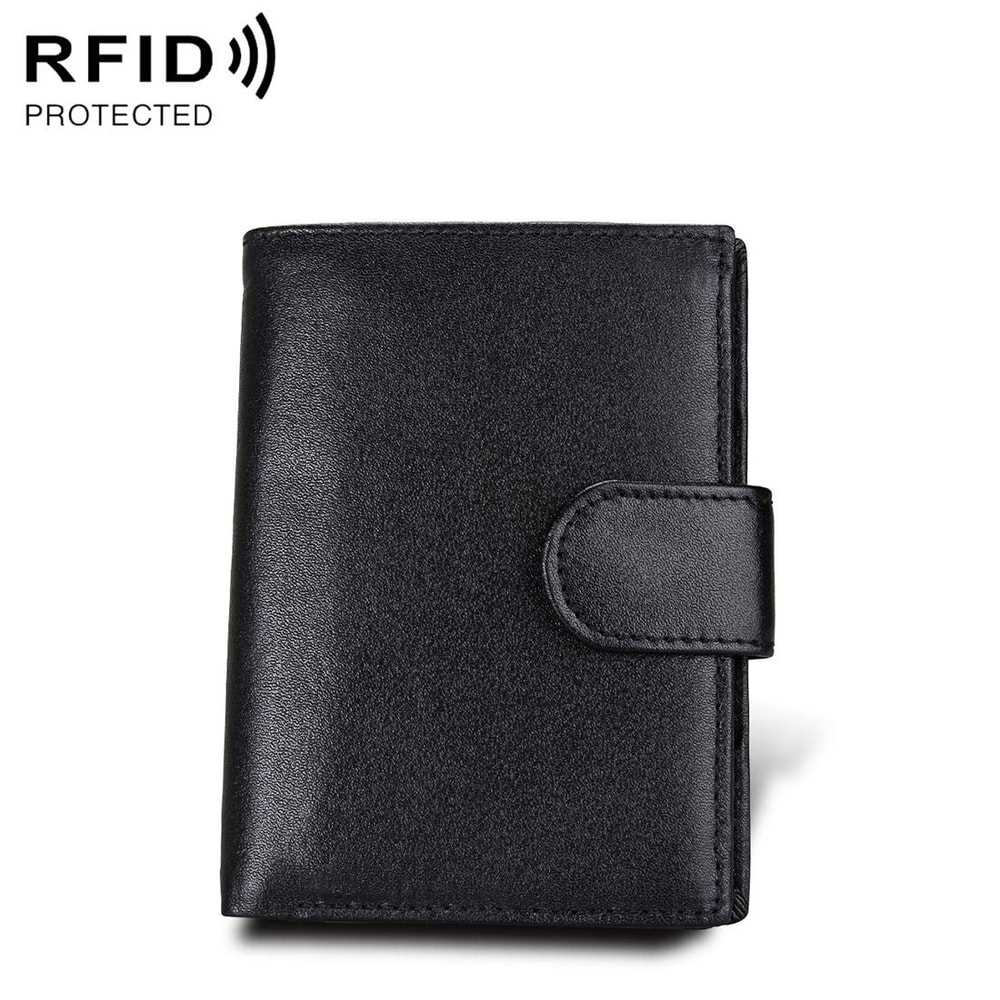 RFID Blocking Genuine Leather Wallet For Men With Passport Holder And Secure Card Slots 7