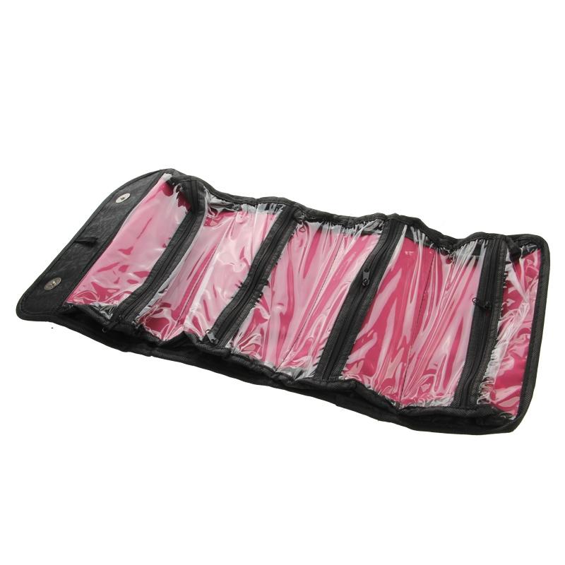 Travel Hanging Makeup Organizer Bag With 4 Compartments Compact Cosmetic Travel Bag For Toiletries 2