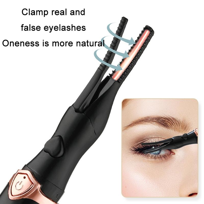 Smart Heated Electric Eyelash Curler Long Lasting Lash Lift USB Rechargeable Styling Tool 3