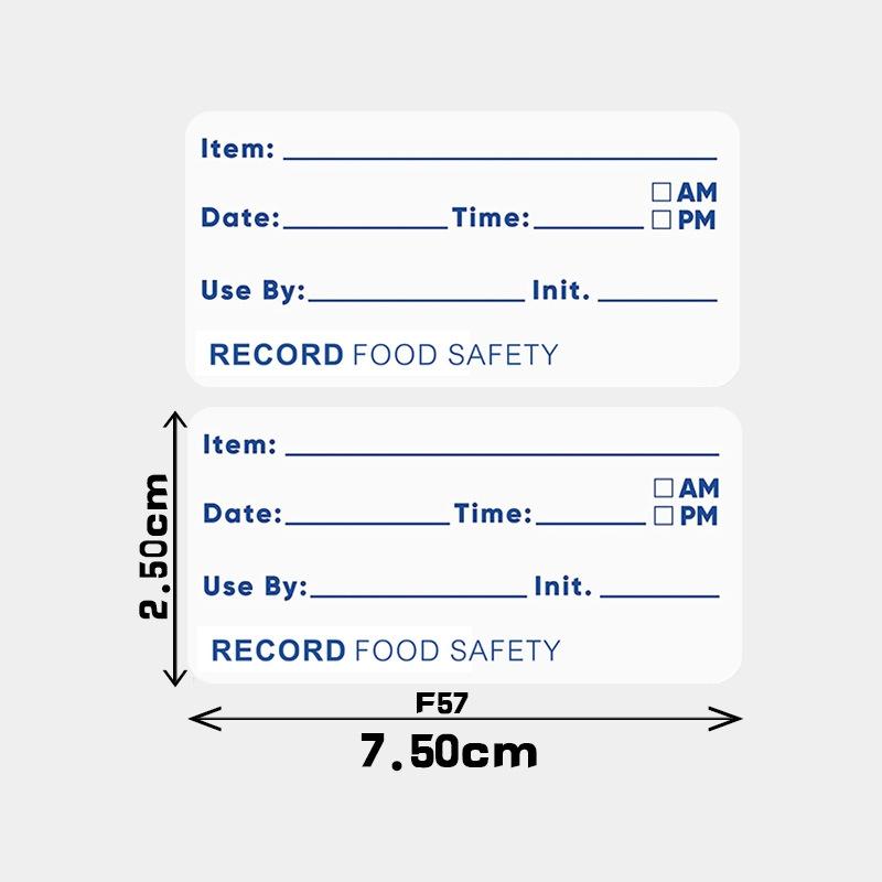 Reusable Food Date Labels Roll Kitchen Expiry Stickers For Storage Meal Prep 3