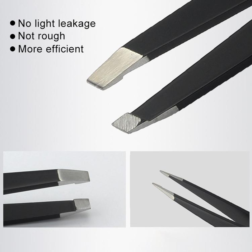 3 In 1 Precision Eyebrow Scissors Portable Stainless Steel Brow Grooming Tool 3