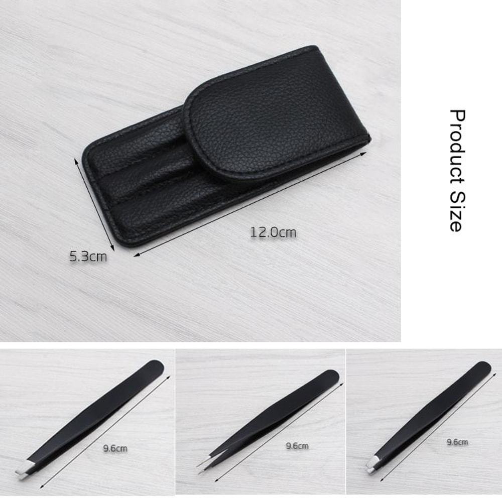 3 In 1 Precision Eyebrow Scissors Portable Stainless Steel Brow Grooming Tool 4