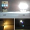 Portable USB LED Keychain Night Light 10pcs Mini Pocket Card Lamp For Travel Camping Emergency 4