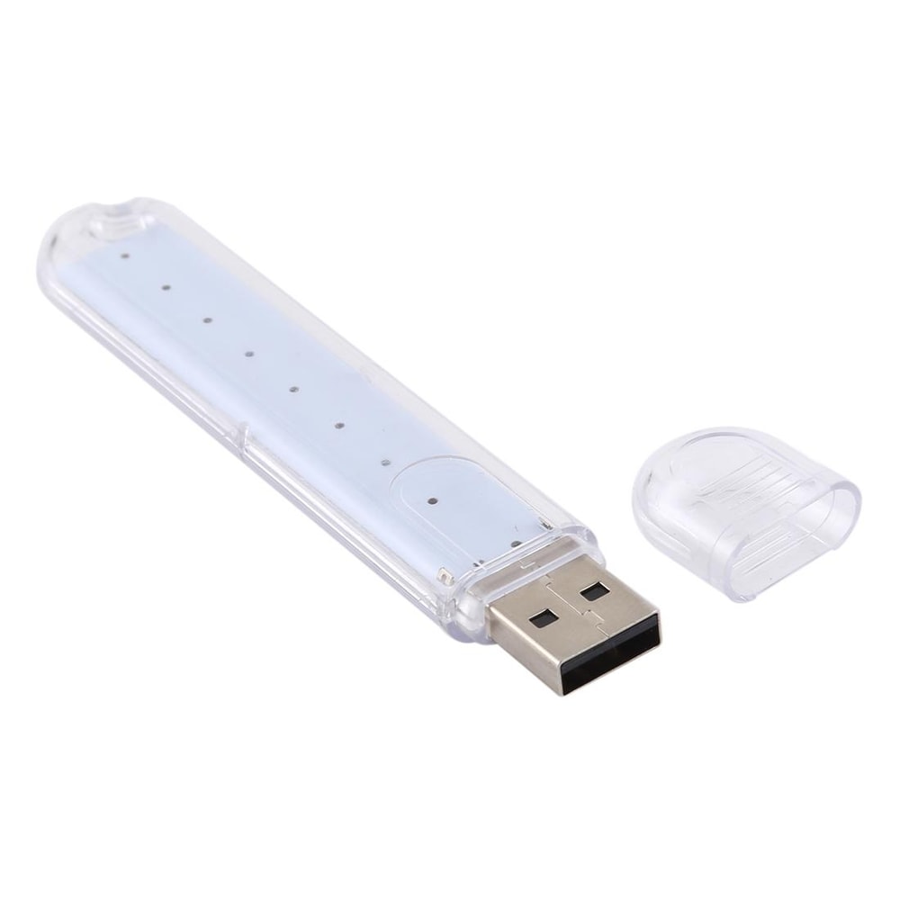 Portable USB LED Book Light 8 LED ClipFree Reading Lamp For Laptop And Power Bank 2