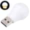 Portable USB LED Book Light 8 LED Clip-Free Reading Lamp for Laptop and Power Bank