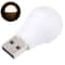 Portable USB LED Book Light 8 LED Clip-Free Reading Lamp for Laptop and Power Bank