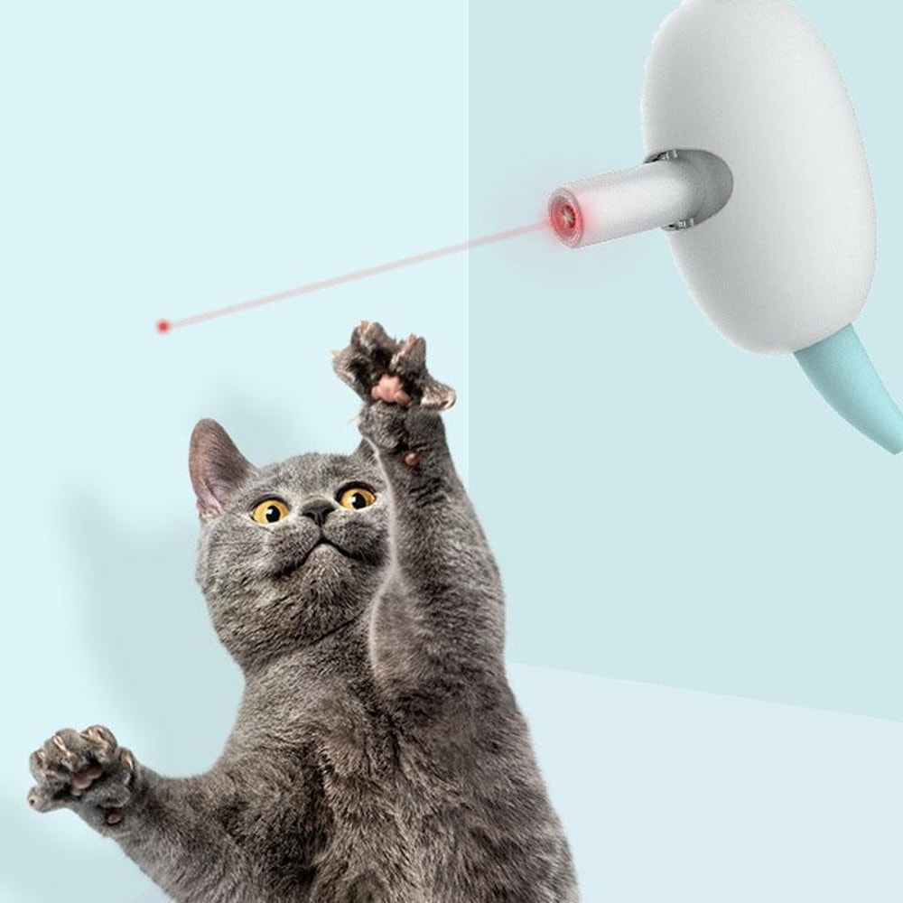 Smart Laser Cat Collar Toy USB Rechargeable Automatic Cat Teaser
