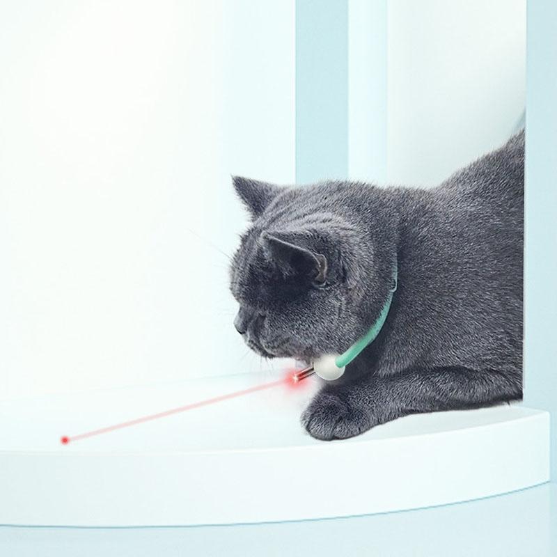 Smart Laser Cat Collar Toy USB Rechargeable Automatic Cat Teaser