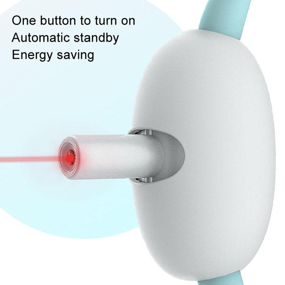 Smart Laser Cat Collar Toy USB Rechargeable Automatic Cat Teaser
