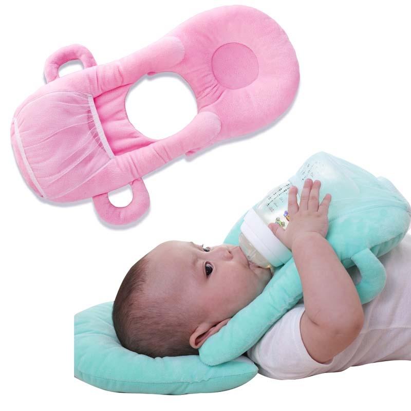 Baby Feeding Support Pillow HandsFree Bottle Holder For Infants Portable Nursing Cushion 1