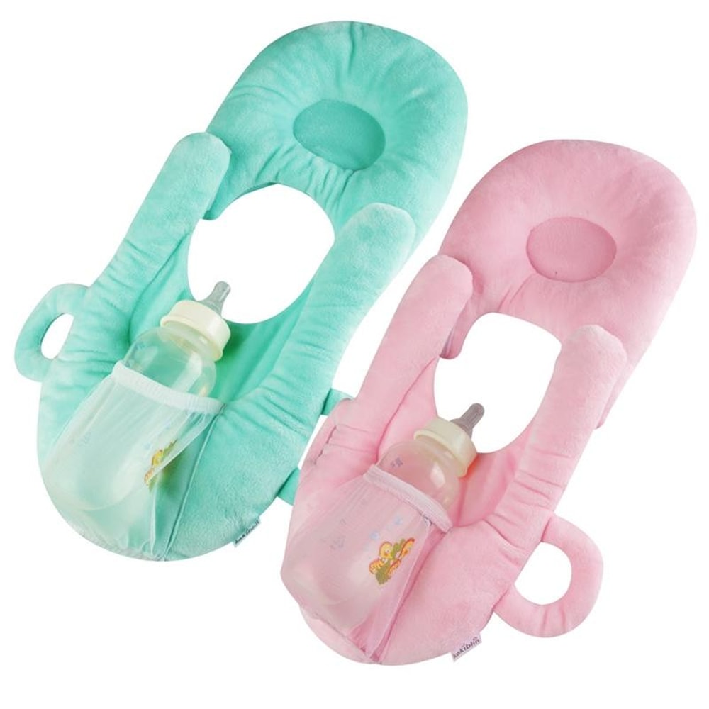 Baby Feeding Support Pillow HandsFree Bottle Holder For Infants Portable Nursing Cushion 2