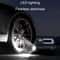 Portable Car Tire Inflator Air Compressor Pump with Auto Shutoff & LED Light