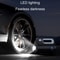 Portable Car Tire Inflator Air Compressor Pump with Auto Shutoff & LED Light