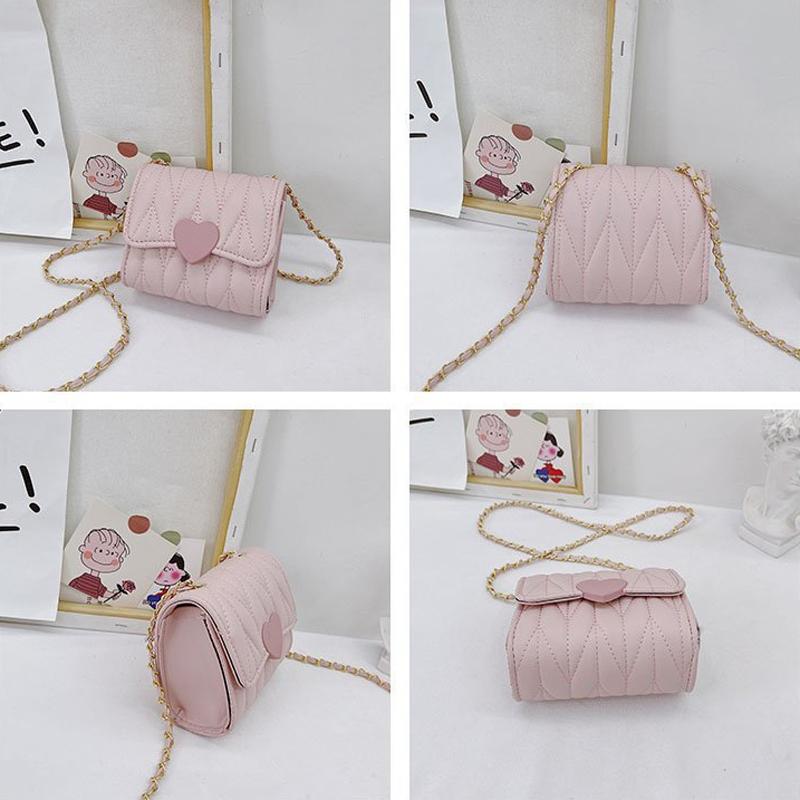 Princess Chain Crossbody Bag for Girls Cute Kids Shoulder Purse Lightweight Mini Handbag