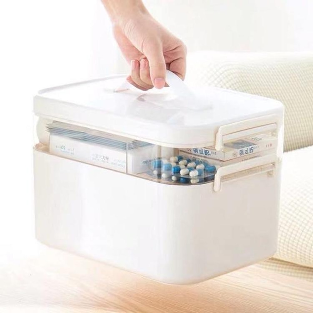 Portable Medicine Organizer And Cosmetic Storage Box 5