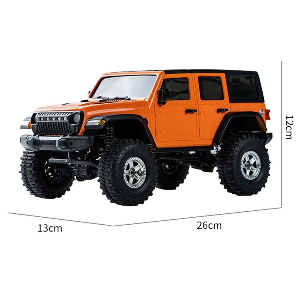 Rock Crawler OffRoad Climbing Remote Control Truck Orange 1