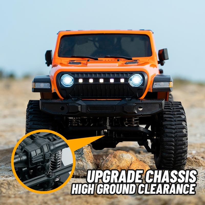 Rock Crawler OffRoad Climbing Remote Control Truck Orange 8
