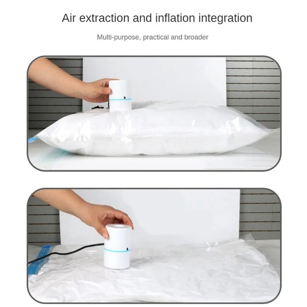 Mini Portable Car Air Pump Inflator for Air Beds, Swimming Rings, Inflatable Toys