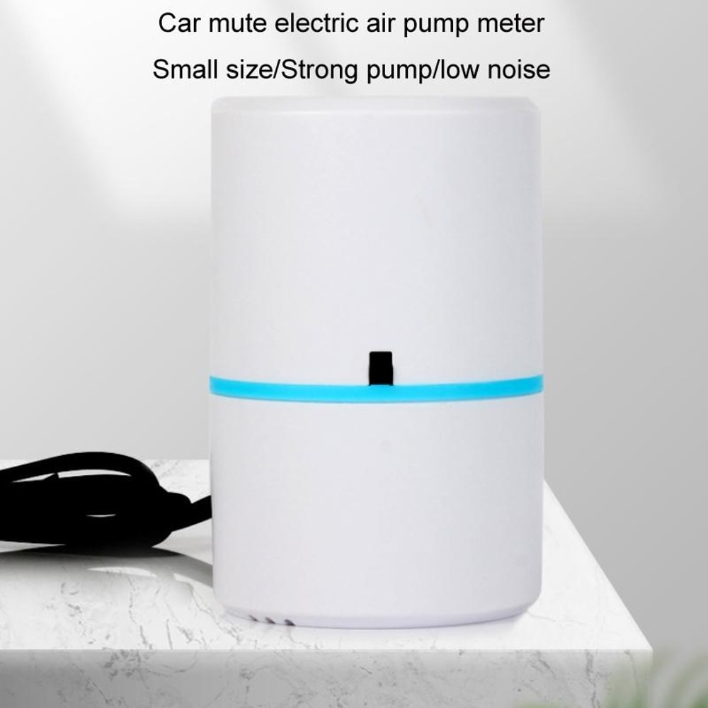 Mini Portable Car Air Pump Inflator for Air Beds, Swimming Rings, Inflatable Toys