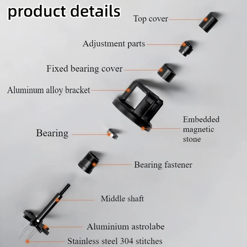 Magnetic WDT Tool For Espresso With Adjustable Height Precision Coffee Distributor 5