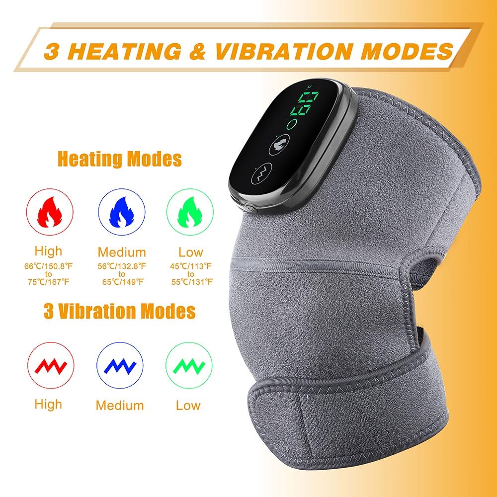 Heated Knee Massager With Vibration Infrared Therapy For Pain Relief 3