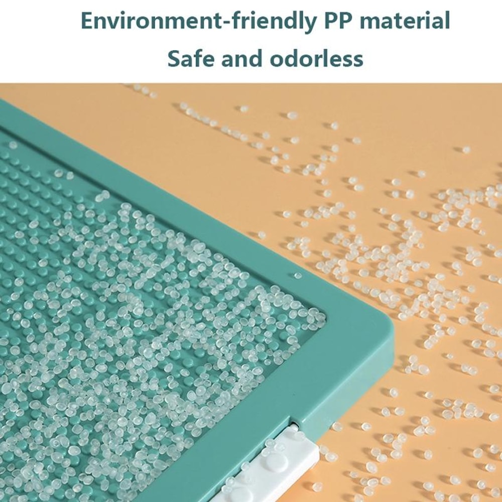 Children Building Blocks Storage Box Organizer with Transparent Dustproof Lid