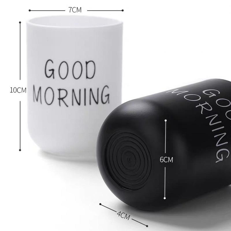 Durable Mouthwash Cup And Toothbrush Rinse Cup For Bathroom Vanity 4