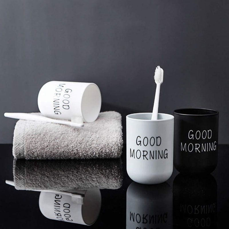 Durable Mouthwash Cup And Toothbrush Rinse Cup For Bathroom Vanity 1