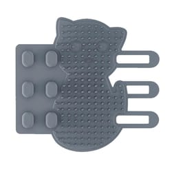 corner cat scratcher massage brush for cats & dogs self-exciting pet grooming pad