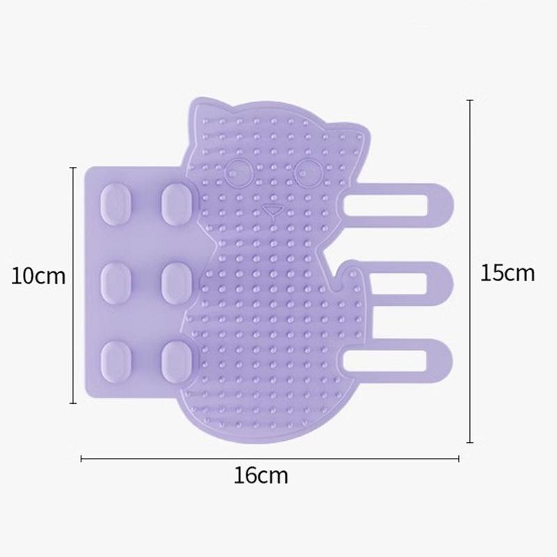 Corner Cat Scratcher Massage Brush for Cats & Dogs Self-Exciting Pet Grooming Pad