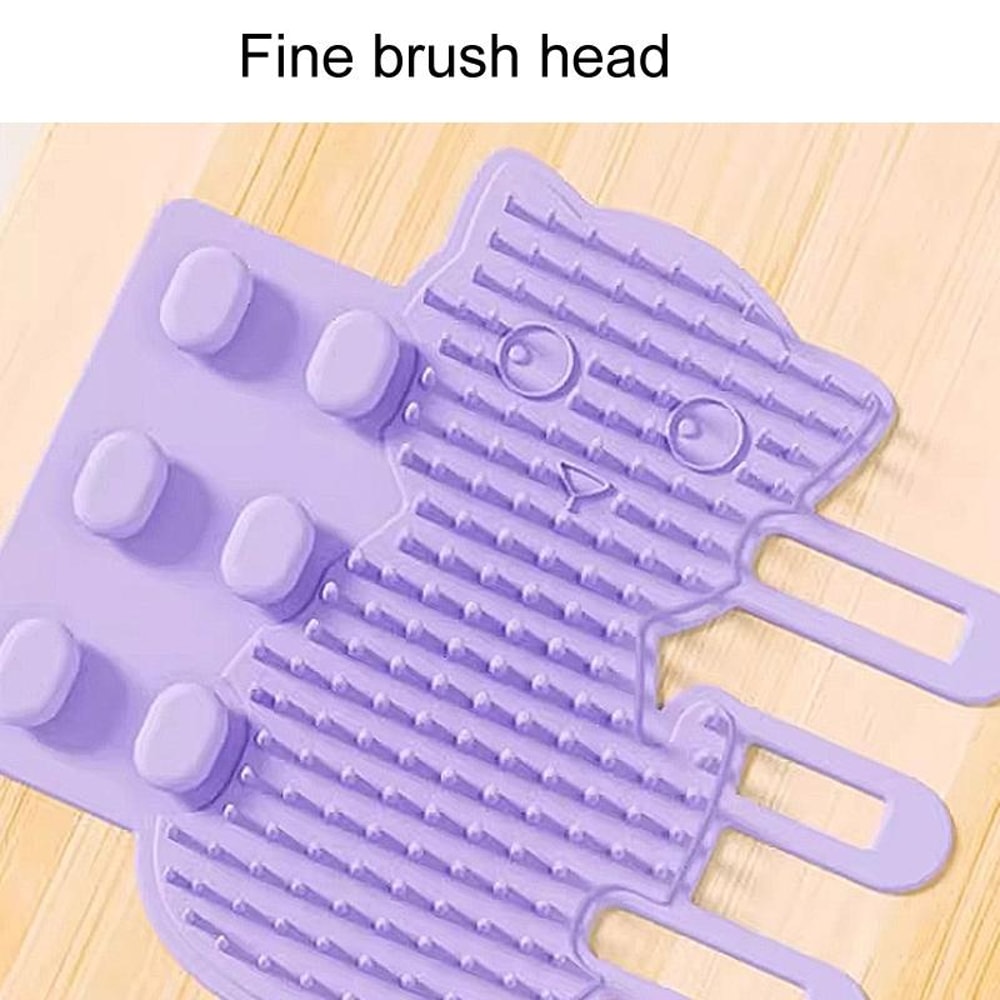 Corner Cat Scratcher Massage Brush for Cats & Dogs Self-Exciting Pet Grooming Pad