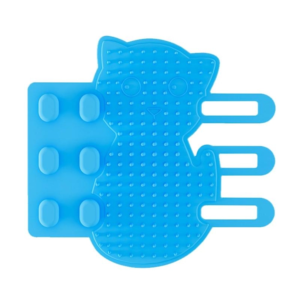 Corner Cat Scratcher Massage Brush for Cats & Dogs Self-Exciting Pet Grooming Pad