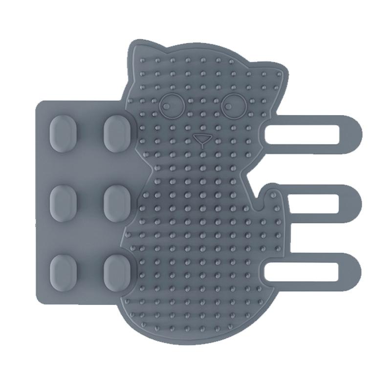 Corner Cat Scratcher Massage Brush for Cats & Dogs Self-Exciting Pet Grooming Pad