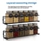 Wall Mounted Spice Rack Organizer Multi Layer Kitchen Storage Shelf 2