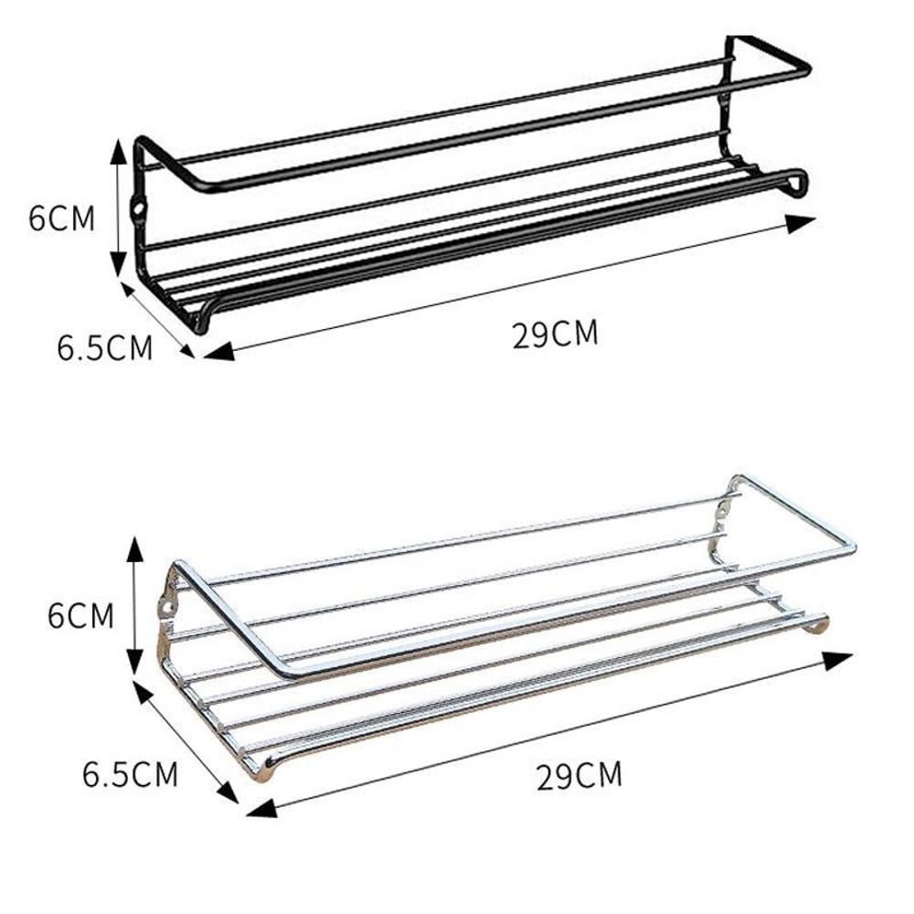Wall Mounted Spice Rack Organizer Multi Layer Kitchen Storage Shelf 5
