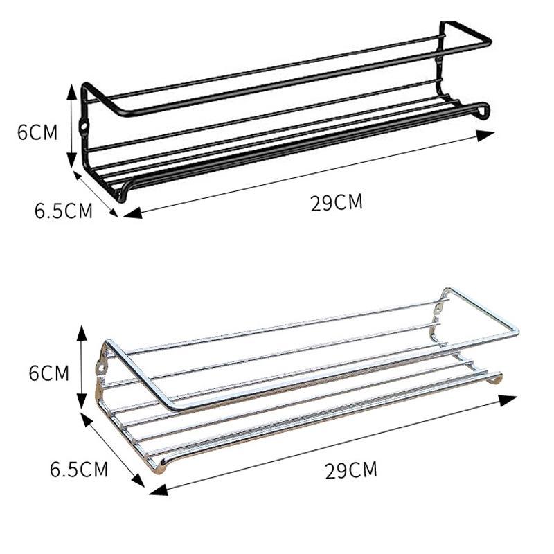 Wall Mounted Spice Rack Organizer Multi Layer Kitchen Storage Shelf 5