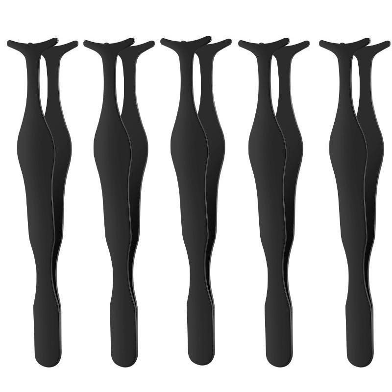 Precision Stainless Steel False Eyelash Applicator Tool Set Seahorse Lash Clip For Easy Extension 1