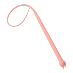 mouse tail cat teaser wand silicone interactive toy cat enrichment stick pink